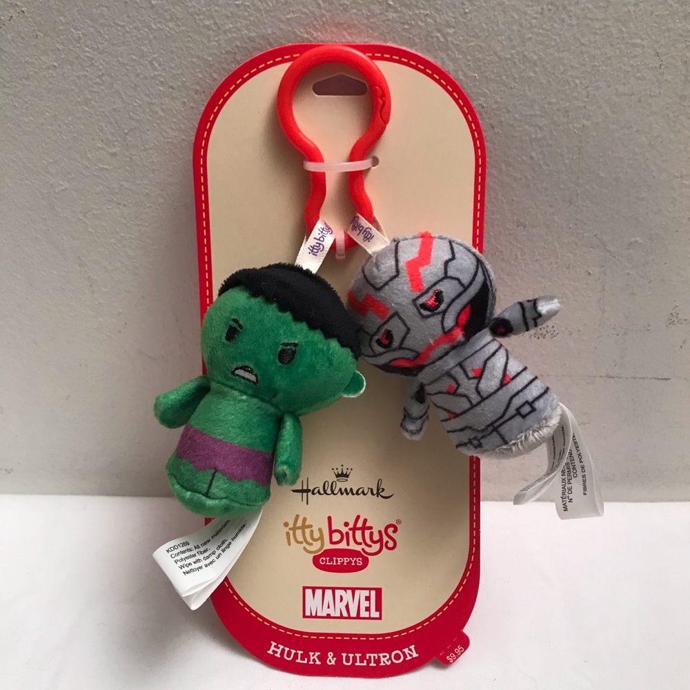 HALLMARK MARVEL HULK & ULTRON ITTY BITTY CLIPPY